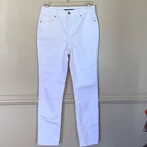 Boston Proper 5 pocket stretch straight leg jeans